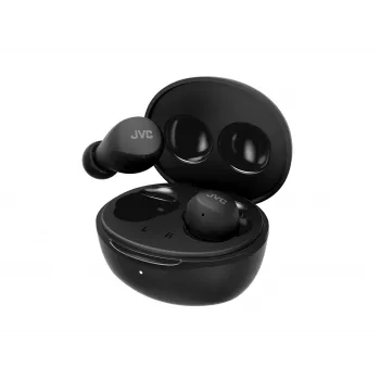 Ausinės JVC Gumy Mini TWS Black, belaidės, True Wireless Stereo, 20–20000 Hz, skambučiams/muzikai, 7,6 g, juodos