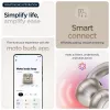 Ausinės Motorola Moto Buds Loop belaidės ausų segtuvai, dvipusės, Dolby Atmos, Bluetooth 5.0, ANC, 8 h grojimas, įkrovimo dėklas 520 mAh, smėlio spalvos