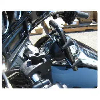 Telefono laikiklis RAM Mounts X-Grip su žemo profilio Tough-Claw pagrindu