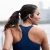 SHOKZ OpenMove belaidės ausinės kaklo juosta sportui Bluetooth pilka