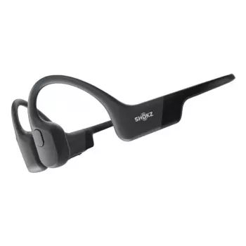 SHOKZ OpenRun belaidės ausinės su kaklo juosta, sportinės, Bluetooth, juodos