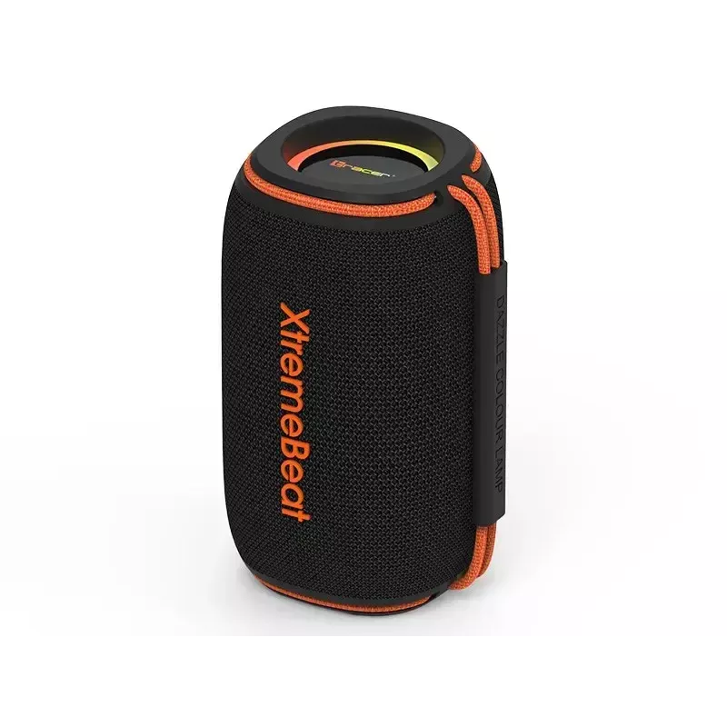 Nešiojamas stereo garsiakalbis TRACER XtremeBeat TWS — 15 W, IPX6, Bluetooth 5.3, 6 h, AUX/USB, mikrofonas