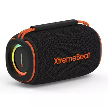 Nešiojamas stereo garsiakalbis TRACER XtremeBeat TWS — 15 W, IPX6, Bluetooth 5.3, 6 h, AUX/USB, mikrofonas