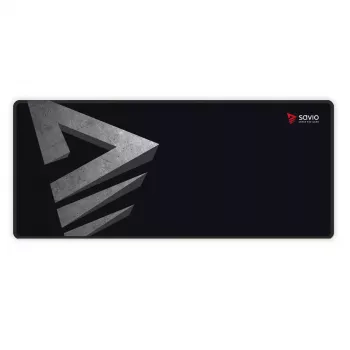 Gaming pelėdos kilimėlis SAVIO Precision Control L — 700×300×3 mm, guma, juodas, raštuotas paviršius