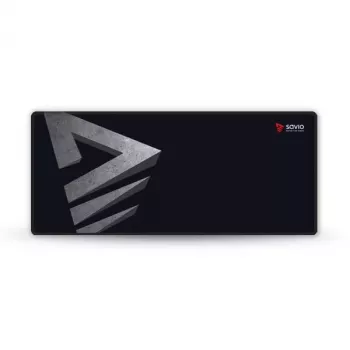 Gaming pelėdos kilimėlis SAVIO Precision Control L — 700×300×3 mm, guma, juodas, raštuotas paviršius