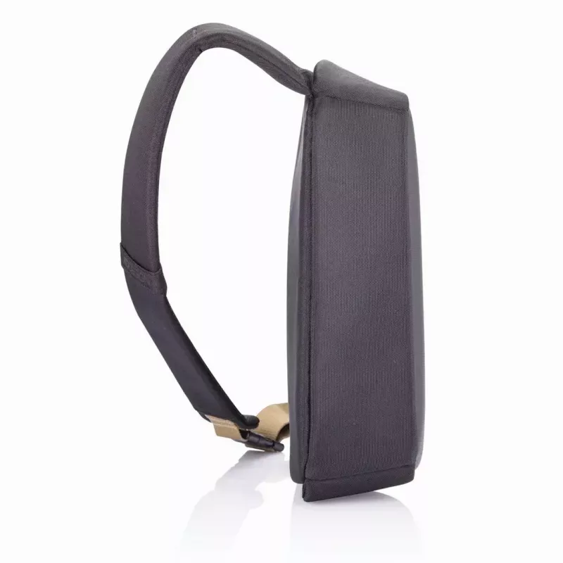 Antivagis kuprinė XDDESIGN Bobby Sling – juoda, vandeniui atspari, RFID kišenės, planšetinio kompiuterio skyrius, 4 L, 530 g
