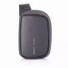 Antivagis kuprinė XDDESIGN Bobby Sling – juoda, vandeniui atspari, RFID kišenės, planšetinio kompiuterio skyrius, 4 L, 530 g