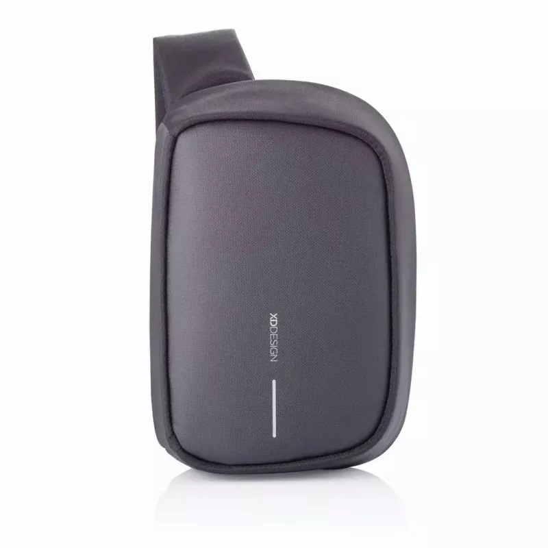 Antivagis kuprinė XDDESIGN Bobby Sling – juoda, vandeniui atspari, RFID kišenės, planšetinio kompiuterio skyrius, 4 L, 530 g