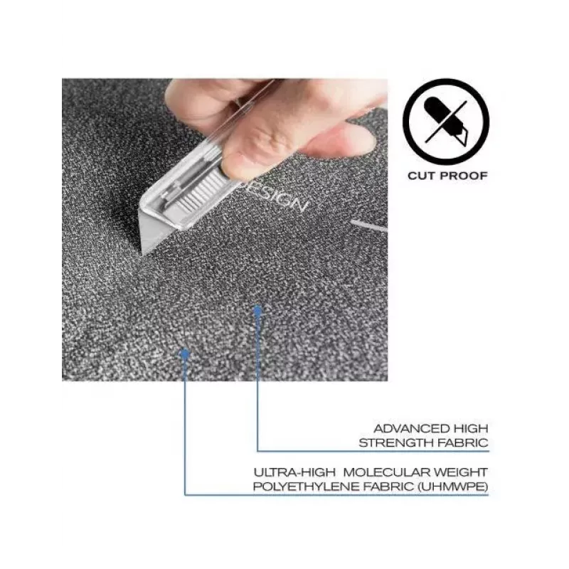 Kasdienė kuprinė XDDESIGN Urban Grey Fabric – 27 L, vandeniui atspari, 15,6 col. nešiojamojo kompiuterio skyrius, TSA spyna