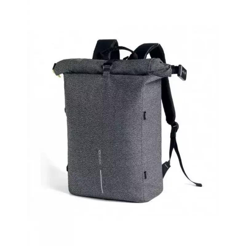 Kasdienė kuprinė XDDESIGN Urban Grey Fabric – 27 L, vandeniui atspari, 15,6 col. nešiojamojo kompiuterio skyrius, TSA spyna