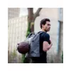 Kasdienė kuprinė XDDESIGN Urban Grey Fabric – 27 L, vandeniui atspari, 15,6 col. nešiojamojo kompiuterio skyrius, TSA spyna