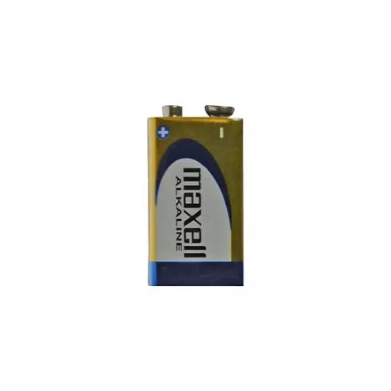 Šarminė vienkartinė baterija 9V MAXELL, 1,5 V, prizminė, 1 vnt., lizdinė pakuotė