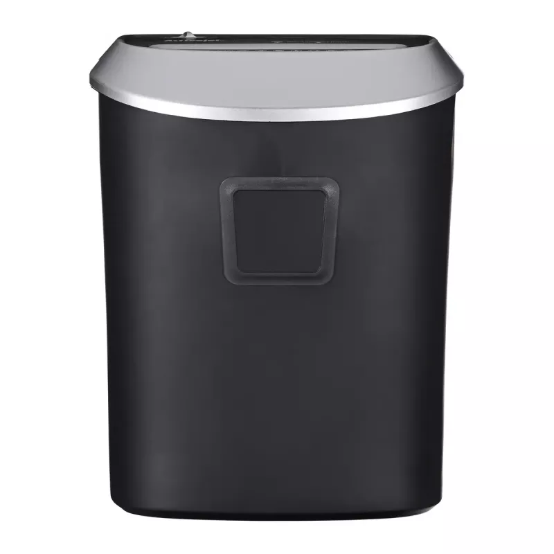 Popieriaus smulkintuvas ActiveJet ASH-1201D, juostinis pjovimas 5×38 mm, 22 cm įvadas, 12 lapų talpa, 25 L krepšelis, P-3, juodas
