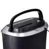 Popieriaus smulkintuvas ActiveJet ASH-1201D, juostinis pjovimas 5×38 mm, 22 cm įvadas, 12 lapų talpa, 25 L krepšelis, P-3, juodas