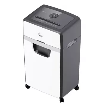 HP OneShred 24CC popieriaus smulkintuvas, dalelių pjovimas, 65 dB, 22 cm, baltas, juodas