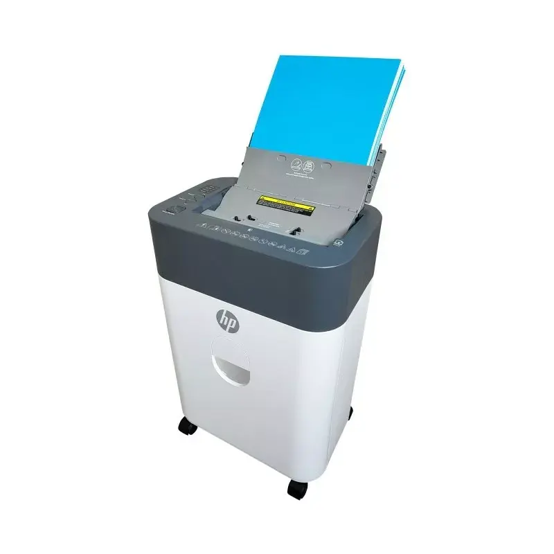 HP OneShred Auto 100CC popieriaus smulkintuvas, kryžminis pjovimas, 68 dB, 22 cm, baltas