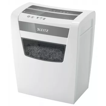 Smulkintuvas Leitz IQ Home Office P4, dalelių pjovimas, 22 cm, 4 x 28 mm, 23 L, 225 lapų, 58 dB