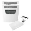 Smulkintuvas Leitz IQ Home Office P4, dalelių pjovimas, 22 cm, 4 x 28 mm, 23 L, 225 lapų, 58 dB