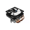 CPU aušintuvas AEROCOOL Air Frost 4 — 4 šilumos vamzdeliai, 90 mm ventiliatorius, TDP 125 W, aliumininiai radiatoriai, juodas