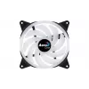 Aerocool DUO14 140 mm kompiuterio ventiliatorius su ARGB LED dvigubu žiedu, antivibracinėmis pagalvėlėmis, 6 kontaktų, juodas