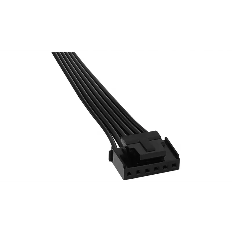 Aerocool DUO14 140 mm kompiuterio ventiliatorius su ARGB LED dvigubu žiedu, antivibracinėmis pagalvėlėmis, 6 kontaktų, juodas