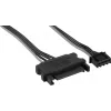 Aerocool DUO12PRO rinkinys 3x ventiliatorius 12 cm ARGB LED Dvigubas žiedas Antivibraciniai 6 kontaktai Juoda