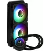 Aerocool MIRAGEL240 skystas CPU aušintuvas, 2x 12cm ARGB ventiliatoriai, TDP 400W, juodas