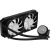 Aerocool MIRAGEL240 skystas CPU aušintuvas, 2x 12cm ARGB ventiliatoriai, TDP 400W, juodas