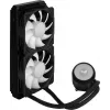 Aerocool MIRAGEL240 skystas CPU aušintuvas, 2x 12cm ARGB ventiliatoriai, TDP 400W, juodas