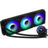 Aerocool MIRAGEL360 skysčio aušintuvas CPU 3x12cm ARGB ventiliatoriai TDP 550W juodas