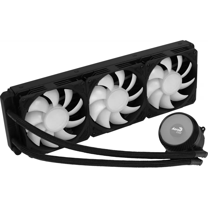 Aerocool MIRAGEL360 skysčio aušintuvas CPU 3x12cm ARGB ventiliatoriai TDP 550W juodas