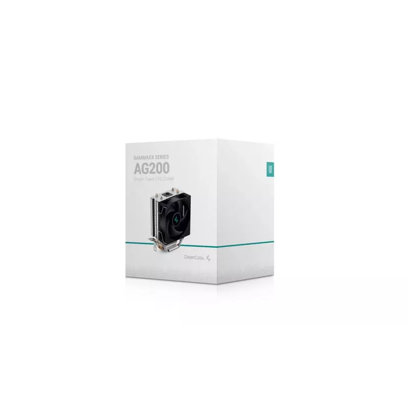DeepCool AG200 procesoriaus aušintuvas 9,2 cm aliuminis - juodas