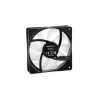 120 mm korpuso ventiliatorius DeepCool RF120 — Baltas/Juodas, 120×25 mm, 4-pin PWM, RGB LED, hidrodinaminis guolis