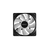 120 mm korpuso ventiliatorius DeepCool RF120 — Baltas/Juodas, 120×25 mm, 4-pin PWM, RGB LED, hidrodinaminis guolis