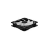 120 mm korpuso ventiliatorius DeepCool RF120 — Baltas/Juodas, 120×25 mm, 4-pin PWM, RGB LED, hidrodinaminis guolis
