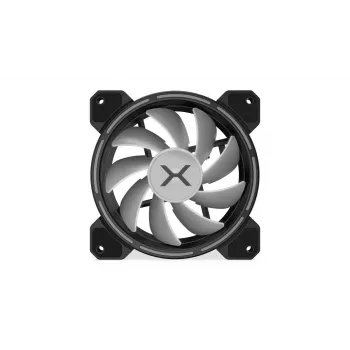 Korpuso ventiliatorius KRUX KRX0067 LUNAR 120 120mm ARGB, 1200 RPM, hidraulinis guolis, 12 V, 5 V LED, 3 kontaktų jungtis, antivibraciniai elementai