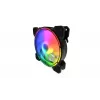 Korpuso ventiliatorius KRUX KRX0067 LUNAR 120 120mm ARGB, 1200 RPM, hidraulinis guolis, 12 V, 5 V LED, 3 kontaktų jungtis, antivibraciniai elementai