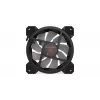 Korpuso ventiliatorius KRUX KRX0067 LUNAR 120 120mm ARGB, 1200 RPM, hidraulinis guolis, 12 V, 5 V LED, 3 kontaktų jungtis, antivibraciniai elementai