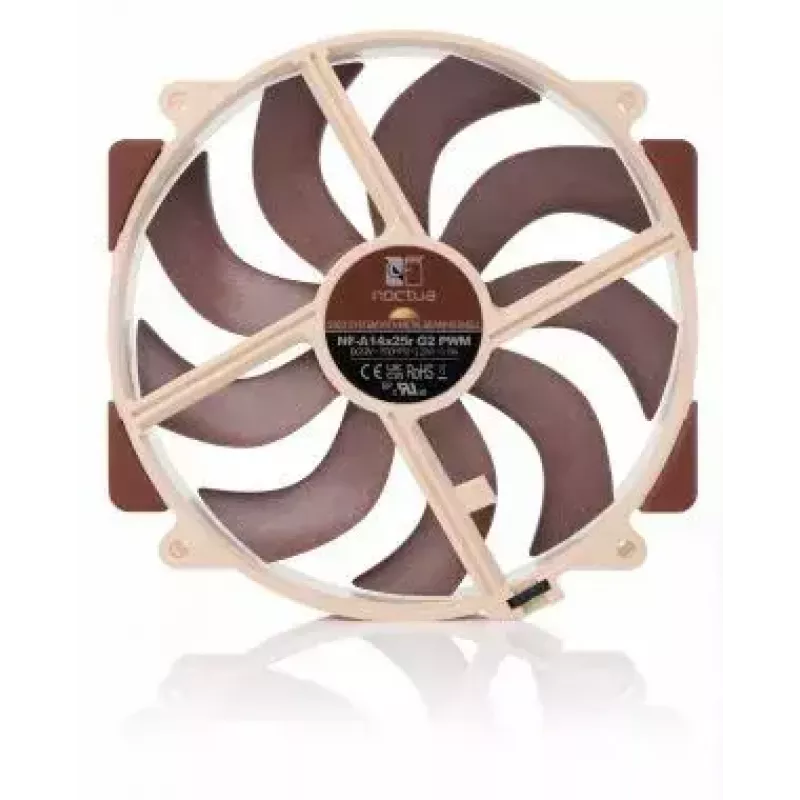 Kompiuterio ventiliatorius Noctua NF-A14x25r G2 PWM 140 mm, 1250–1500 RPM, 155,6 m³/h, 19,7–24,8 dB, 12 V, 4 kontaktų