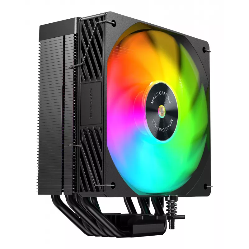 Mars Gaming MCPUX5ARGB aušintuvas procesoriui, oro aušintuvas, 120 mm, juodas, 1 vnt.