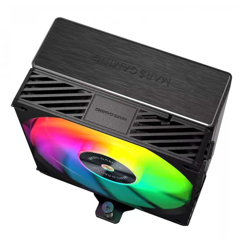 Mars Gaming MCPUX5ARGB aušintuvas procesoriui, oro aušintuvas, 120 mm, juodas, 1 vnt.