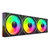 Mars Gaming MF3DPROKIT aušinimo ventiliatorių rinkinys 3×120 mm ARGB juodas
