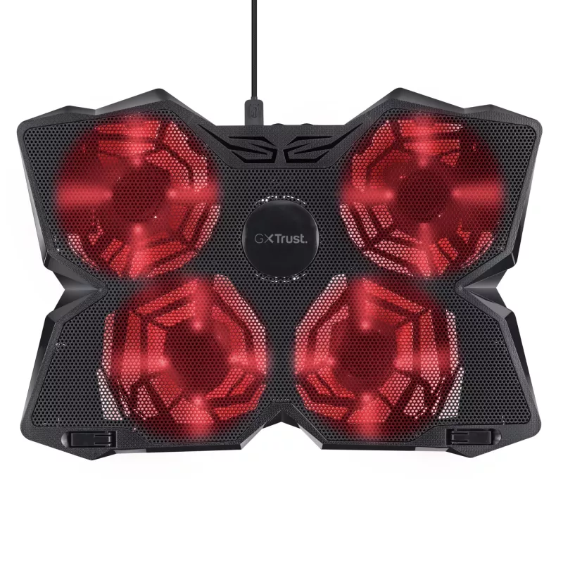 Trust GXT 278 aušinimo padėklas nešiojamam kompiuteriui 43,9 cm (17,3 colio) Juodas