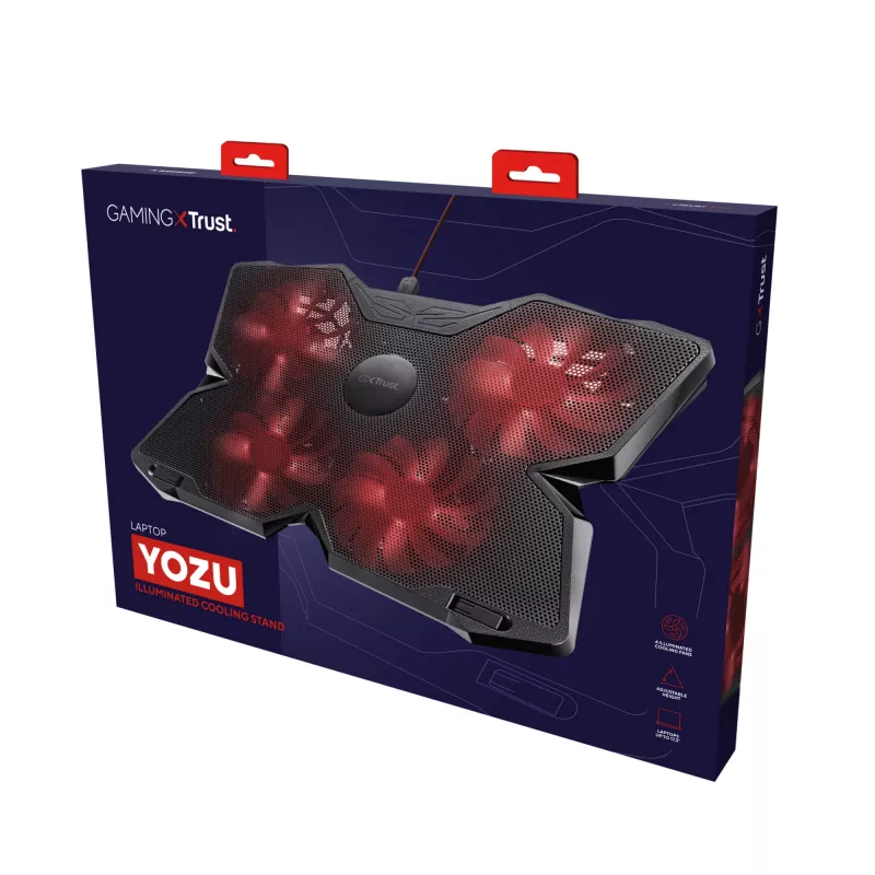 Trust GXT 278 aušinimo padėklas nešiojamam kompiuteriui 43,9 cm (17,3 colio) Juodas