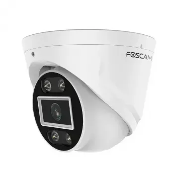 IP apsaugos kamera Foscam T5EP 5MP PoE kupolas, 3072×1728, 4 mm objektyvas, PoE (IEEE 802.3af), IP66, naktinis matymas 20 m, microSD iki 256 GB