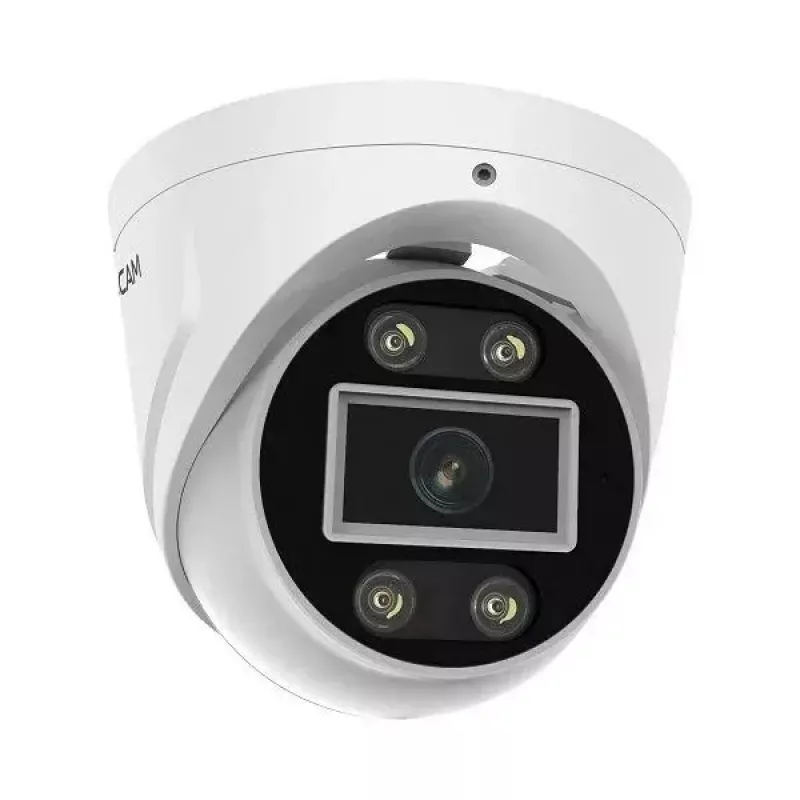 IP apsaugos kamera Foscam T5EP 5MP PoE kupolas, 3072×1728, 4 mm objektyvas, PoE (IEEE 802.3af), IP66, naktinis matymas 20 m, microSD iki 256 GB