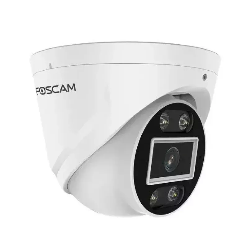 IP apsaugos kamera Foscam T5EP 5MP PoE kupolas, 3072×1728, 4 mm objektyvas, PoE (IEEE 802.3af), IP66, naktinis matymas 20 m, microSD iki 256 GB