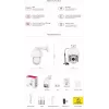 IP PTZ apsaugos kamera Foscam SD8EP – 8 MP, 4x optinis priartinimas, 6x skaitmeninis, 355° pasukimas, 90° pakreipimas, IP66, lauko, balta