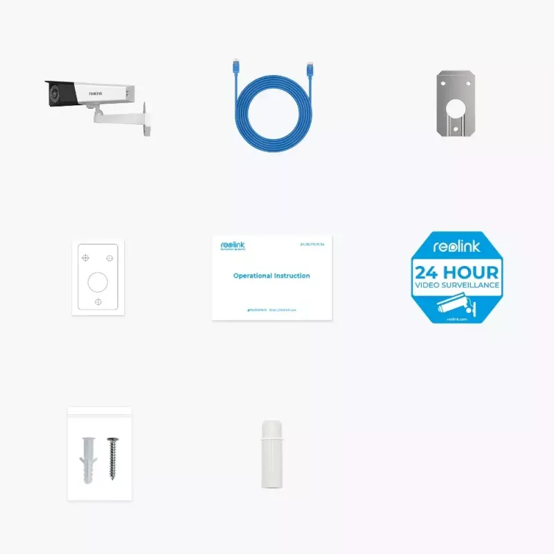 IP stebėjimo kamera Reolink Duo P730 4K, 8 MP, 4608×1728 @20 fps, PoE/DC, IP66, PIR, 30 m IR, MicroSD iki 256 GB