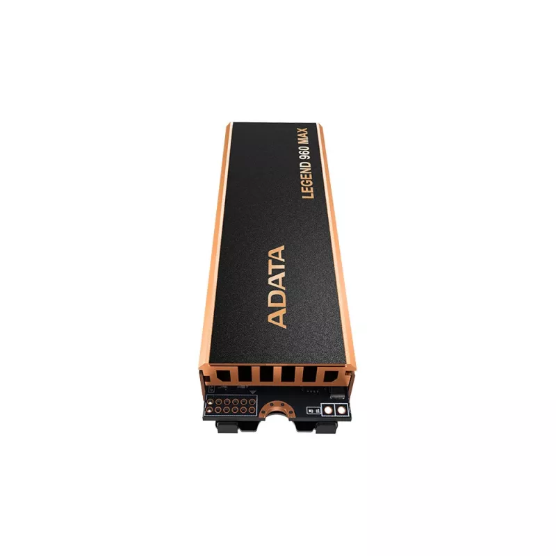 Vidinis M.2 2280 NVMe SSD ADATA LEGEND 960 MAX 1 TB PCIe 4.0, Skaitymas 7400 MB/s, Rašymas 6000 MB/s, 3D NAND